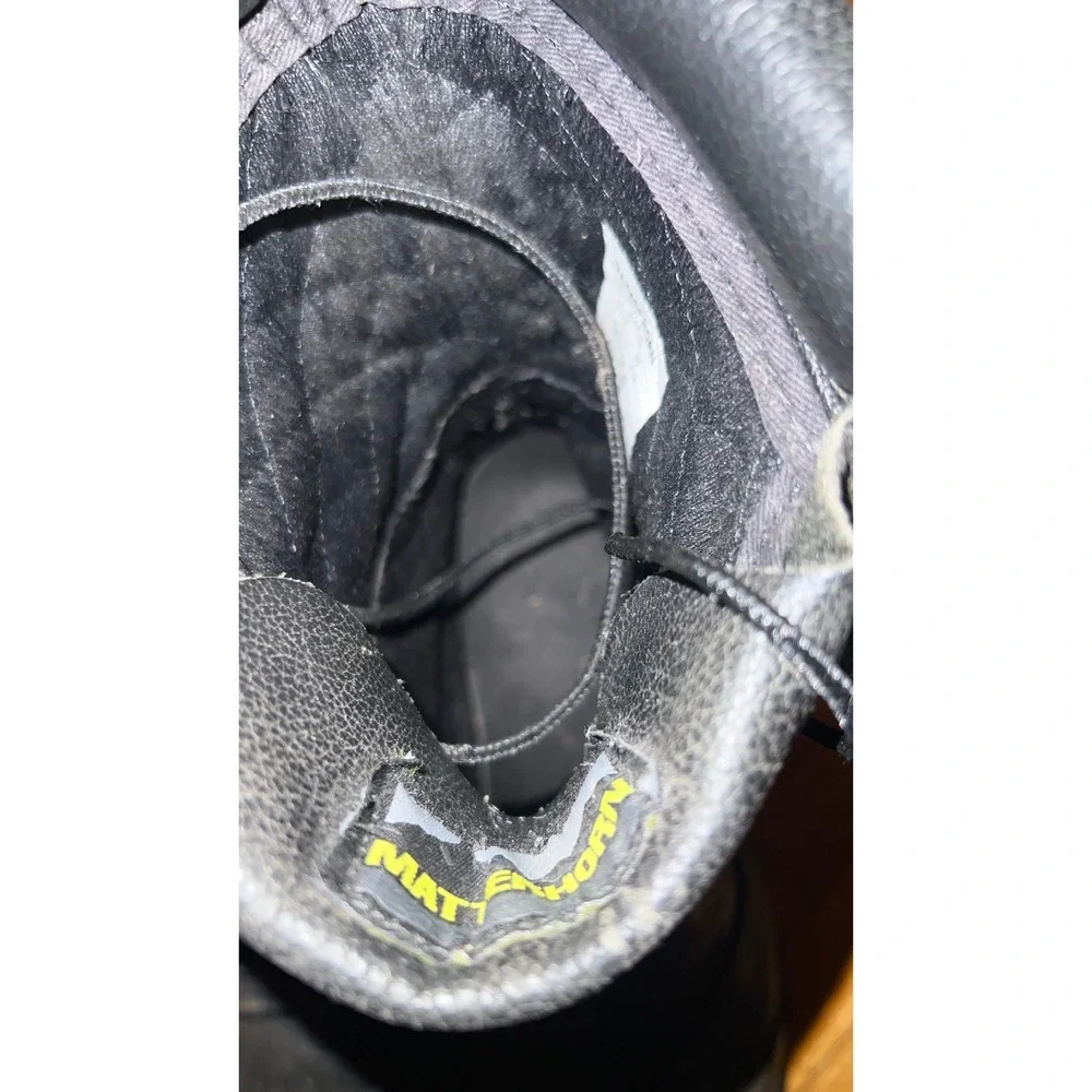 Matterhorn 12255 Mining Boots Mens 10 M Black Good Vibram Metatarsal Guard